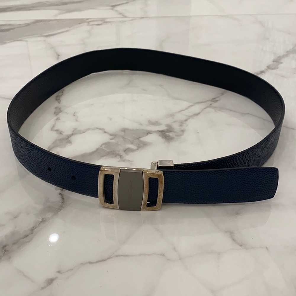 Ferragamo blue belt slightly used